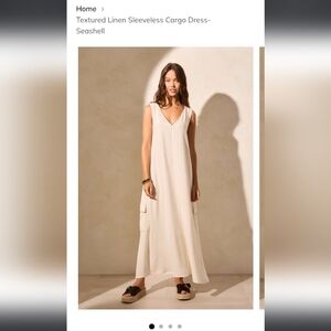 Tribal Maxi Linen Dress